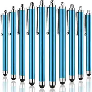 iAccessories Aqua Universal Stylus Pens (Pack of 10) | Smooth Touchscreen Control
