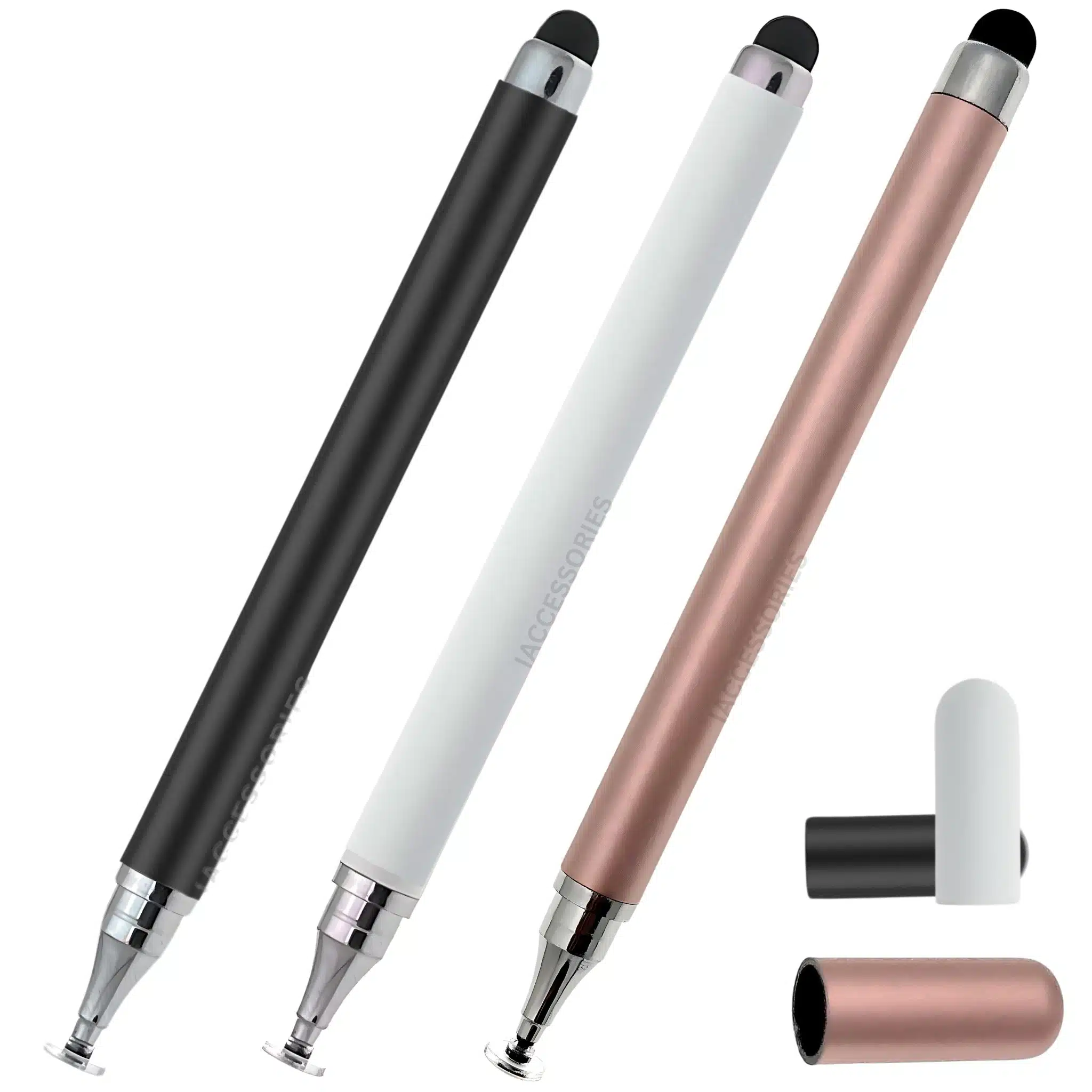 iAccessoriesDual-SidedStylusPenforAllTouchScreens-CompatiblewithiOS_AndroidMobilePhones_Tablets-Packof3BlackWhiteRoseGold-1.jpg