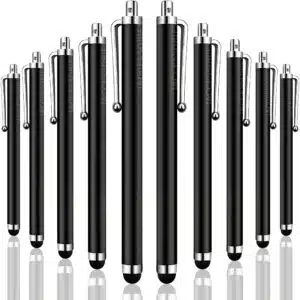 iAccessories Black Stylus Pen Pack of 10 – Universal Touchscreen Use