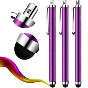 iAccessories Wine Purple Stylus Pen Pack of 3 – Universal Touch Precision