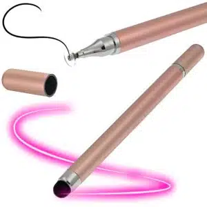 iAccessories Dual-Sided Universal Stylus Pen for All Touch Screen Devices – Pack of 2 | Rose Gold