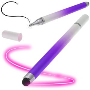 iAccessories Dual-Sided Universal Stylus Pen for All Touch Screen Devices – Pack of 2 | Gradient Purple