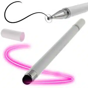 iAccessories Dual-Sided Universal Stylus Pen for All Touch Screen Devices – Pack of 2 | White
