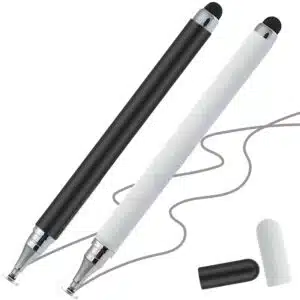 iAccessories Dual-Sided Universal Stylus Pen for All Touch Screen Devices – Pack of 2 | Black & White