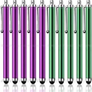 iAccessories Multicolor Universal Capacitive Stylus Pens for All Touch Screen Devices – Pack of 10