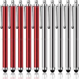 iAccessories Multicolor Universal Capacitive Stylus Pens for All Touch Screen Devices – Pack of 10
