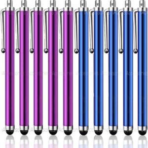 iAccessories Universal Capacitive Stylus Pens for All Touch Screen Devices – Pack of 10 | Multicolor
