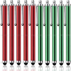 iAccessories Multicolor Universal Capacitive Stylus Pens for All Touch Screen Devices – Pack of 10
